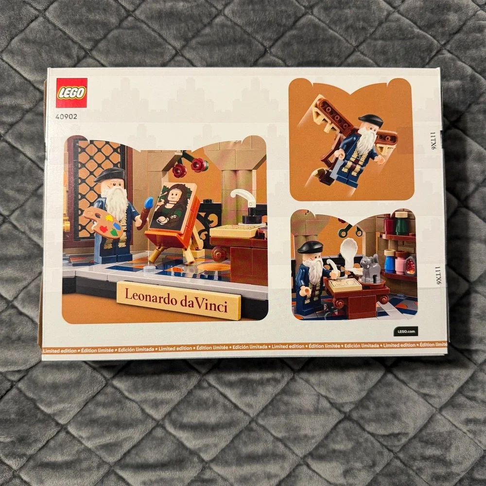 LEGO #40902 Tribute to Leonardo da Vinci GWP Limited Edition Building Set NEW